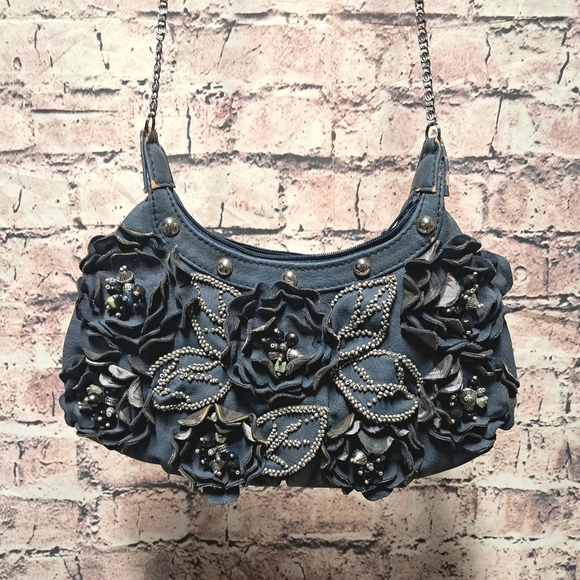 Vintage Mary Frances Floral Handbag - Picture 2 of 4